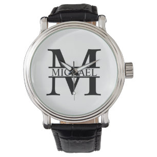 Personalised Monogram and Name Watch