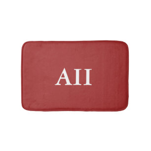 Personalised Monogram Auburn Bath Mat