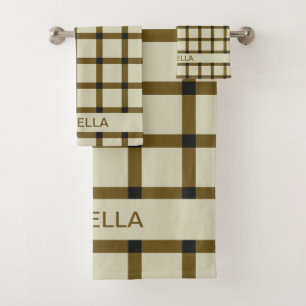 Personalised Monogram Bath Towel Set