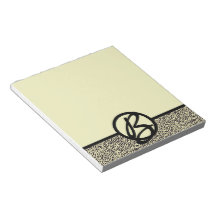 Personalised Monogram Black Cream Leopard