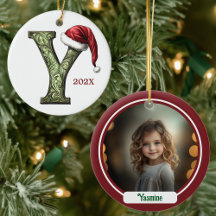  Personalised Monogram Christmas Ornament
