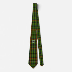 Personalised Monogram Clan Cockburn Tartan Tie