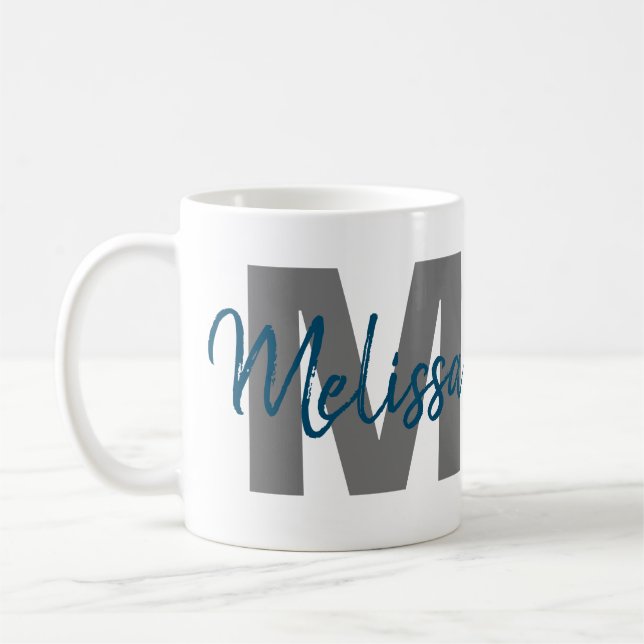Personalised Monogram Coffee Mug (Left)
