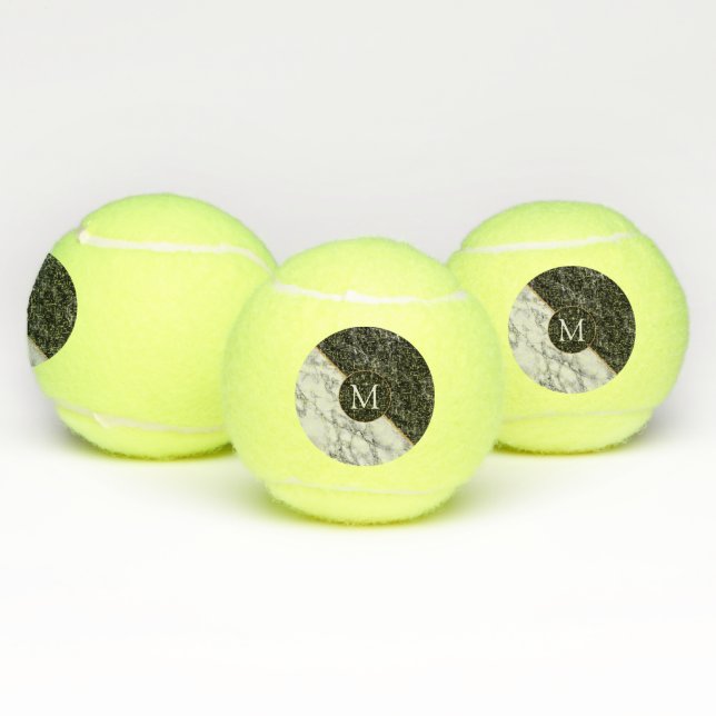 Personalised Monogram Custom Letter Tennis Balls (Multi)