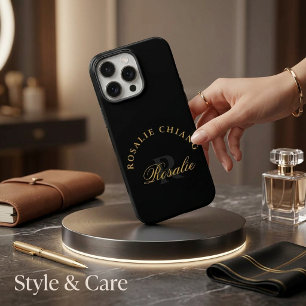 Personalised Monogram Design Custom Name iPhone 16 Pro Max Case