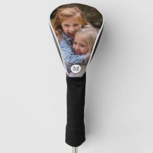 Personalised Monogram Family Photo Golf Head Cover