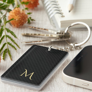 Personalised Monogram Fathers Day Keychain for Dad