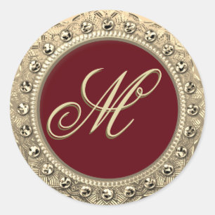 Personalised Monogram Gold Seal