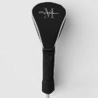 Personalised monogram golf driver cover gift idea
