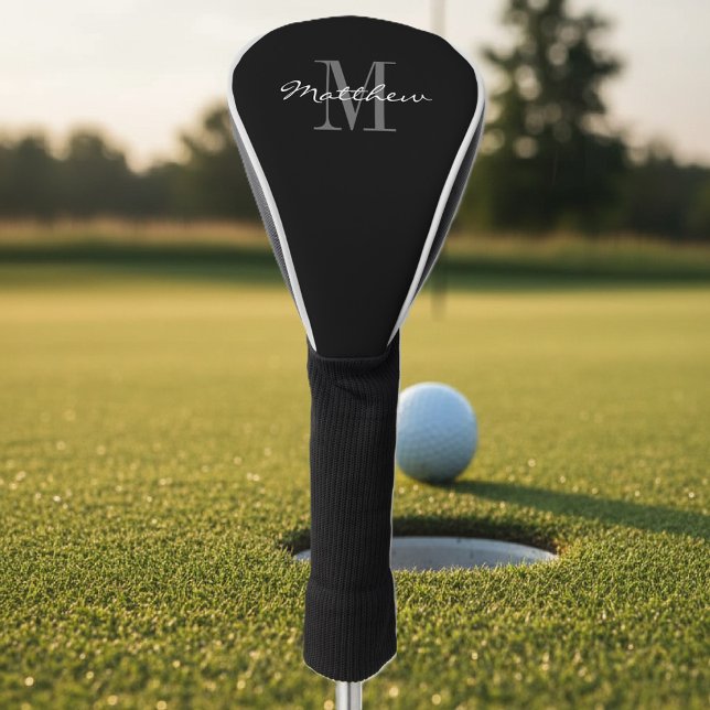 Personalised monogram golf driver cover gift idea (golf driver cover)