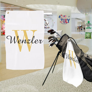 Personalised Monogram Golf Towel