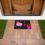 Personalised Monogram Halloween Pumpkin Face Doormat<br><div class="desc">Welcome guests with a personalised monogram Halloween pumpkin face doormat. Perfect for adding a festive and unique touch to your Halloween decor.</div>