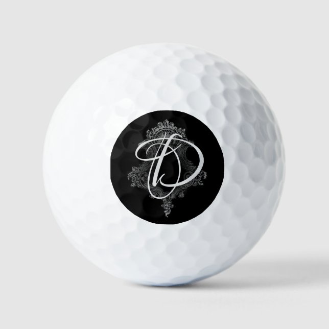 Personalised Monogram Initial  Golf Balls (Front)