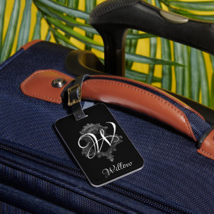 Personalised Monogram Initial Luggage Tag