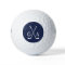 Personalised Monogram initials with Crossed Clubs