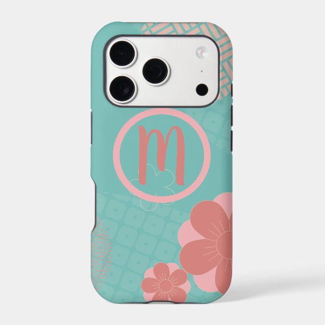 Personalised monogram Japanese pattern (Back)