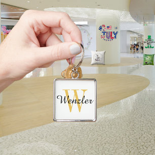 Personalised Monogram Key Ring