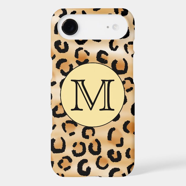 Personalised Monogram Leopard Print Pattern. Case-Mate Samsung Galaxy Case (Back)