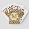 Personalised Monogram Leopard Print Pattern.