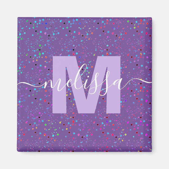 Personalised Monogram  Magnet (Front)