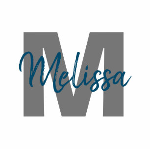 Personalised Monogram magnet Photo Sculpture Magnet