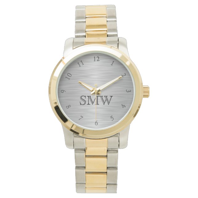 Personalised Monogram Men's Watch (Front)