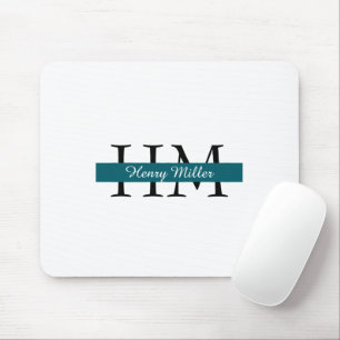 Personalised Monogram Mousepad Custom Initials