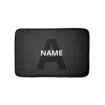 Personalised Monogram Name Black and White Texture