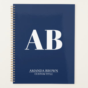 Personalised Monogram Name Custom Planner 2027