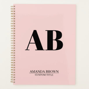 Personalised Monogram Name Custom Planner 2027