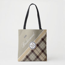Personalised Monogram Name Cute Tartan Bridesmaid