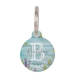 Personalised Monogram Name  Pet Tag