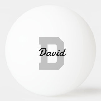 Personalised Monogram Name Ping Pong Ball