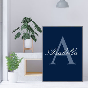 Personalised Monogram Name Poster