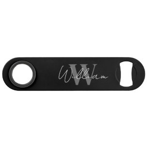 Personalised monogram name Pro Speed bottle opener
