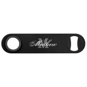 Personalised monogram name Pro Speed bottle opener