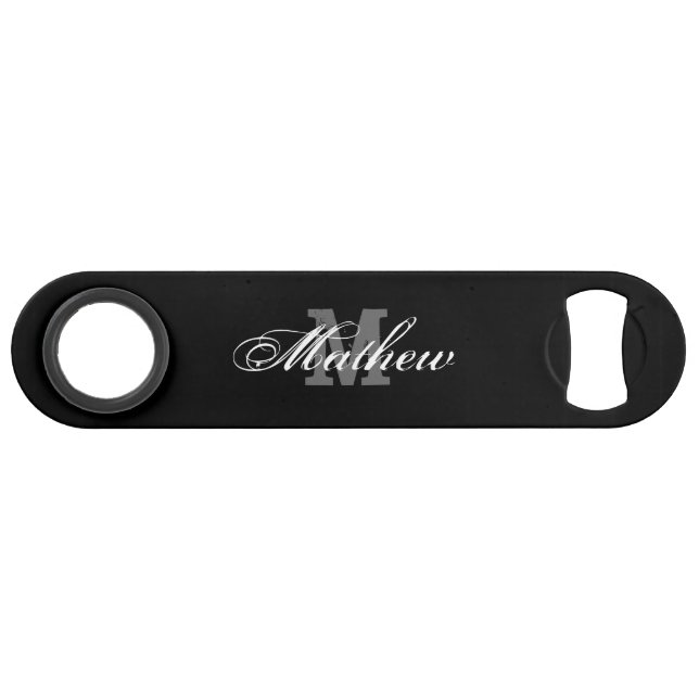 Personalised monogram name Pro Speed bottle opener (Front (Horizontal))