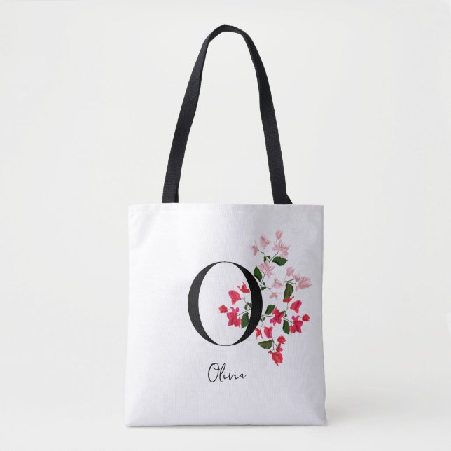 Personalised Monogram Name Tote Bag - Letter O (Front)