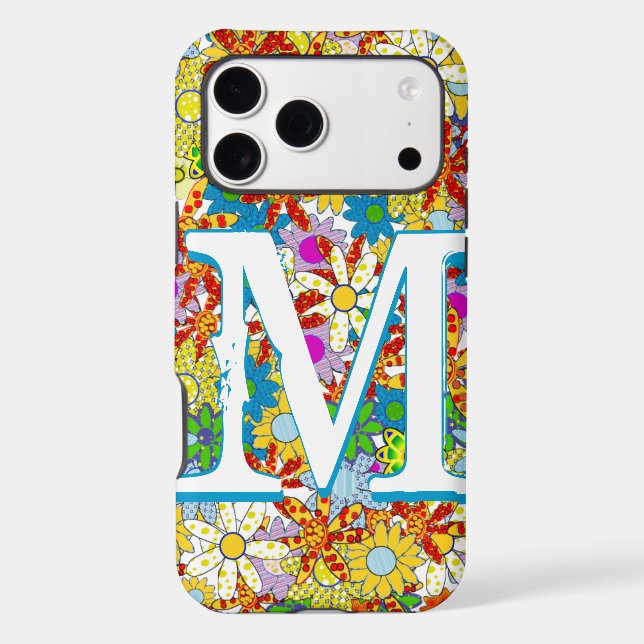 Personalised Monogram or Name Floral Pattern (Back)