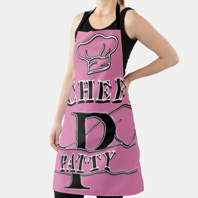 Personalised Monogram (P) Apron (Insitu)