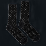 Personalised Monogram Pattern Socks<br><div class="desc">Single letter monogram personalised design.</div>