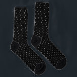 Personalised Monogram Pattern Socks<br><div class="desc">Single letter monogram personalised design.</div>