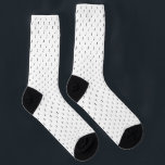 Personalised Monogram Pattern Socks<br><div class="desc">Single letter monogram personalised design.</div>