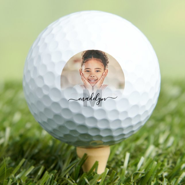 Personalised Monogram Photo Golf Balls (Personalized Monogram Photo Golf Balls)
