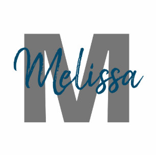 Personalised Monogram Photo Sculpture Magnet