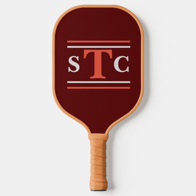 Personalised Monogram Pickleball Paddle (Front)