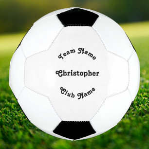 Personalised Monogram Player Team Coach Club Name Football