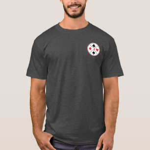 Personalised Monogram Playing Card Bridge Poker T-Shirt