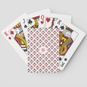 Personalised Monogram Poker Playing Card Suit