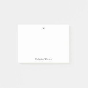 Personalised Monogram Post-it Notes